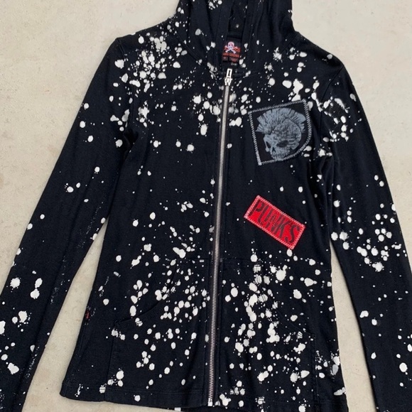 Stylish Black and White Women's Jacket - Picture 3 of 5